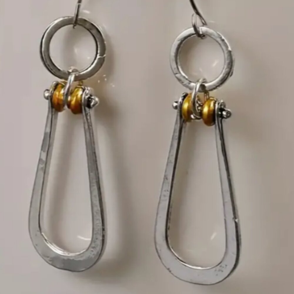 Vintage Dangling Earrings - Picture 2 of 2